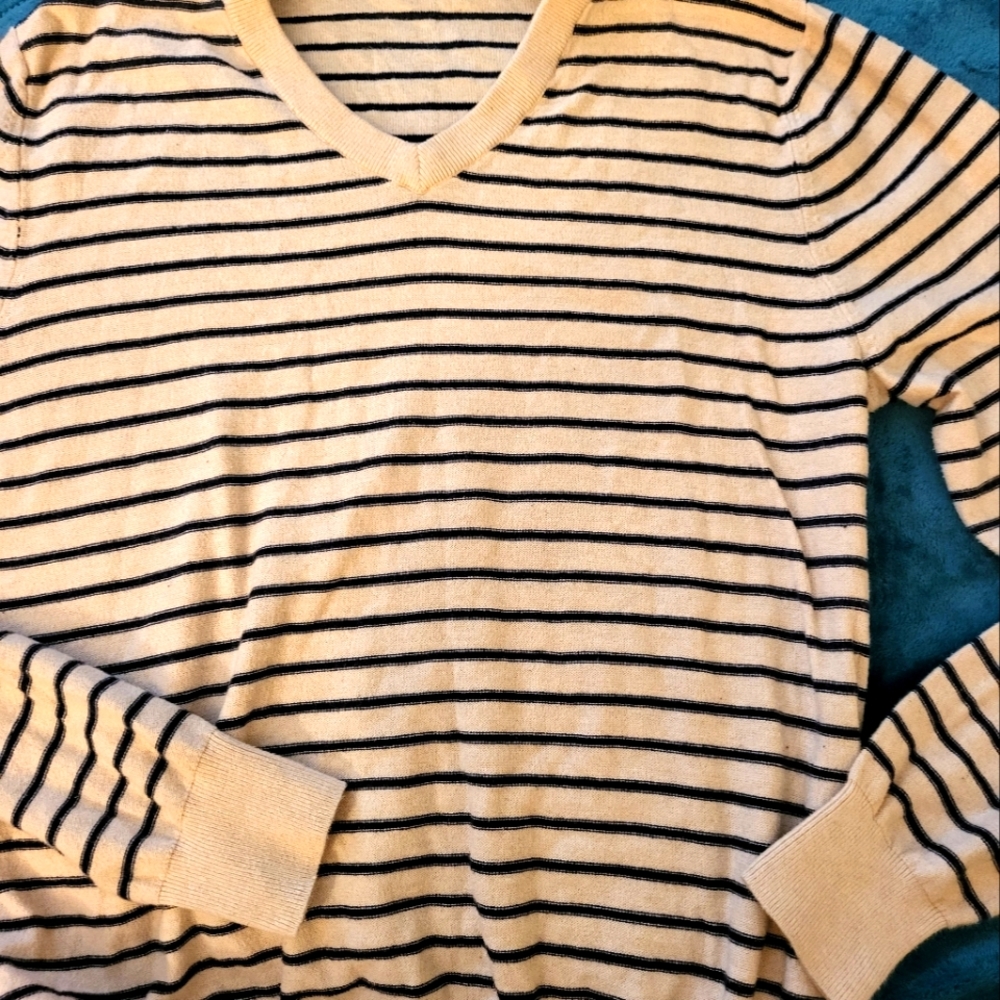Merona Striped Pull Over Cardigan - Picture 4 of 6